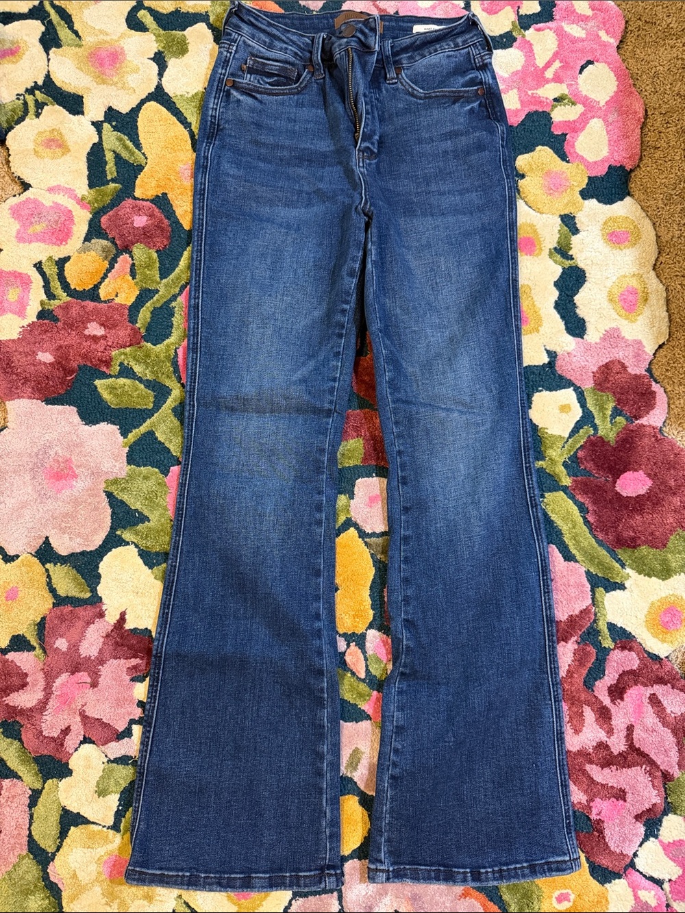 Judy Blue Dark Blue Bootcut with Subtle Fade
